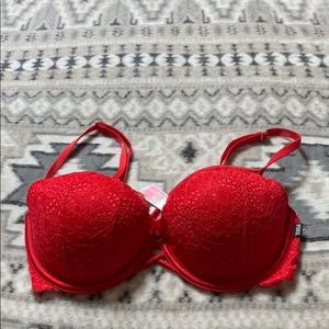 Red Victoria Secret pink bra